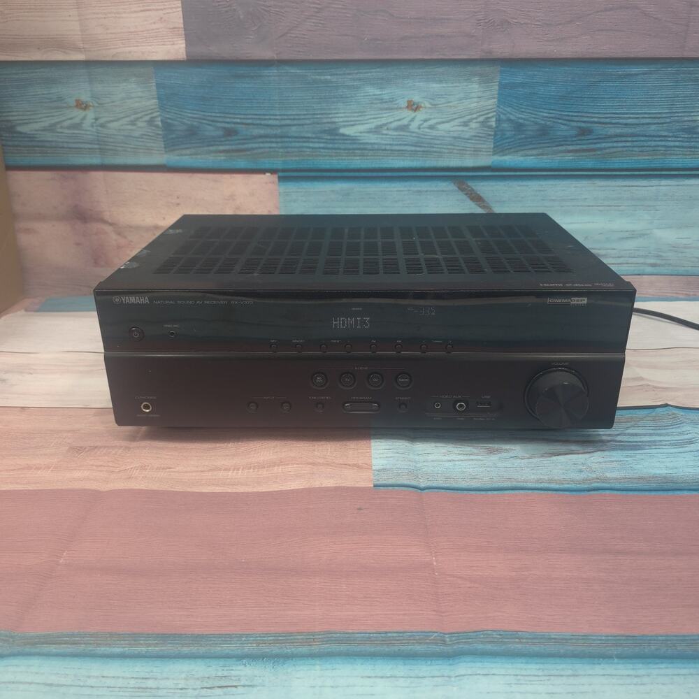 Yamaha RX-V373 5.1 Channel AV HDMI Receiver w Remote Bundle Hdmi Inputs Working
